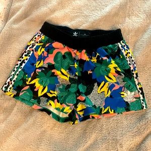 adidas Women's "Green/Multicolor" Her Studio London shorts